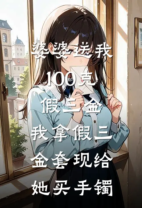 婆婆送我100克假三金，我拿假三金套现给她买手镯
